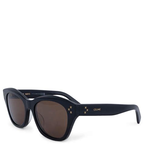 CELINE Acetate Sunglasses CL40217U Black 